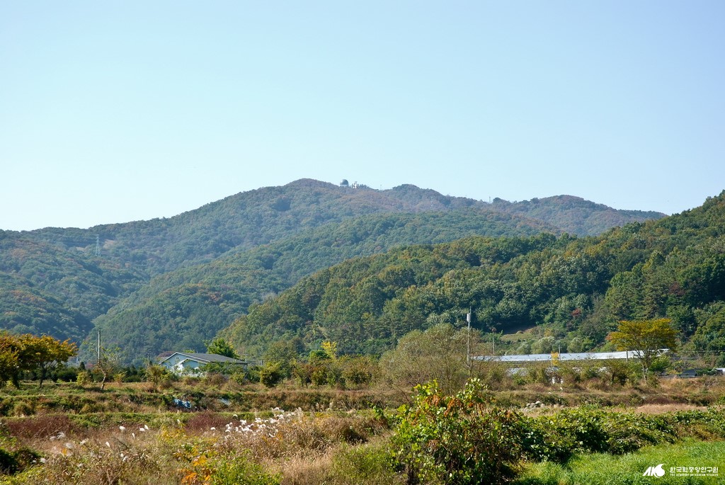 성거산 - 성거산의 능선