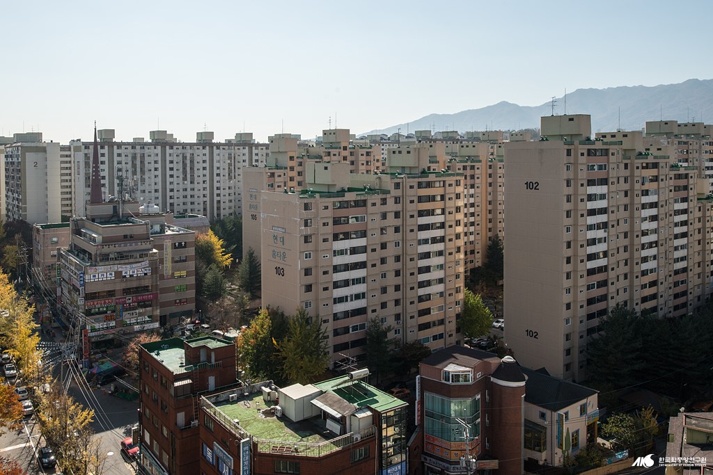 방학동 - 방학역 부근 아파트 단지