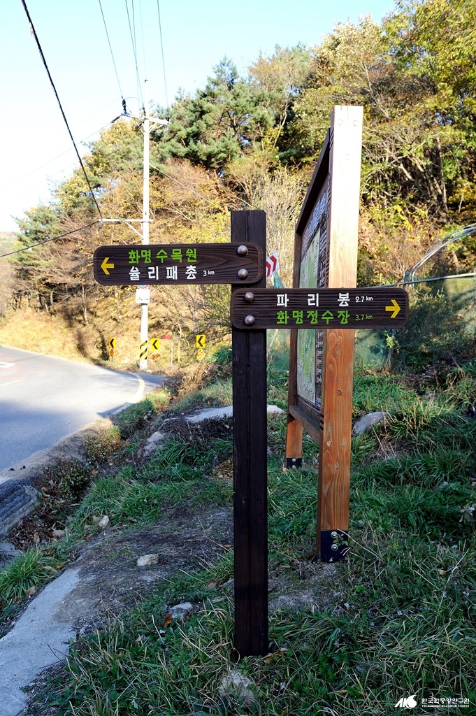 북구 순환 웰빙 산책로 - 북구 순환 웰빙 산책로 이정표