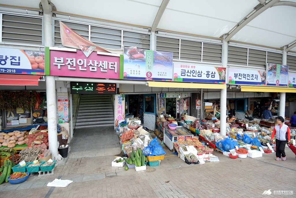 부전 인삼 시장