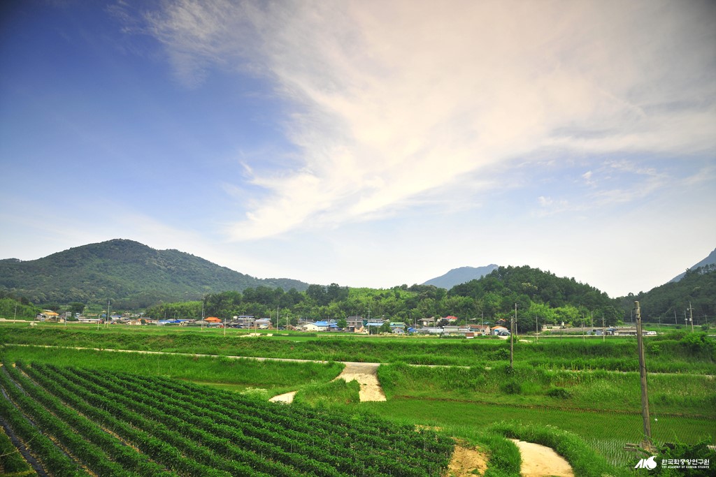 반월리[풍산면] - 반월리[풍산면] 월산 마을 전경