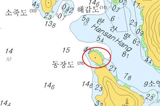 동장도 - 동장도 해도