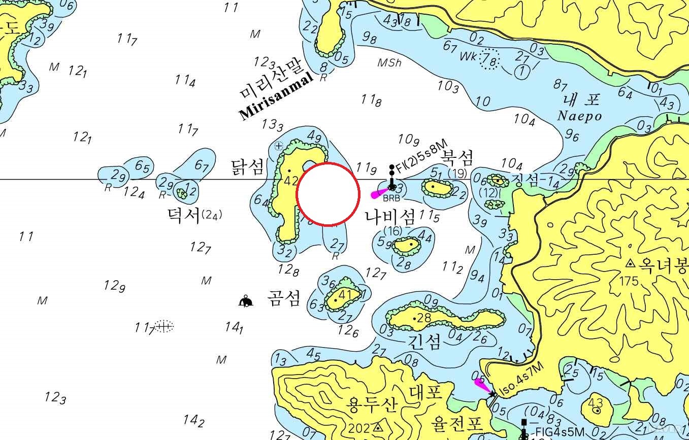 작은닭섬 - 작은닭섬 해도
