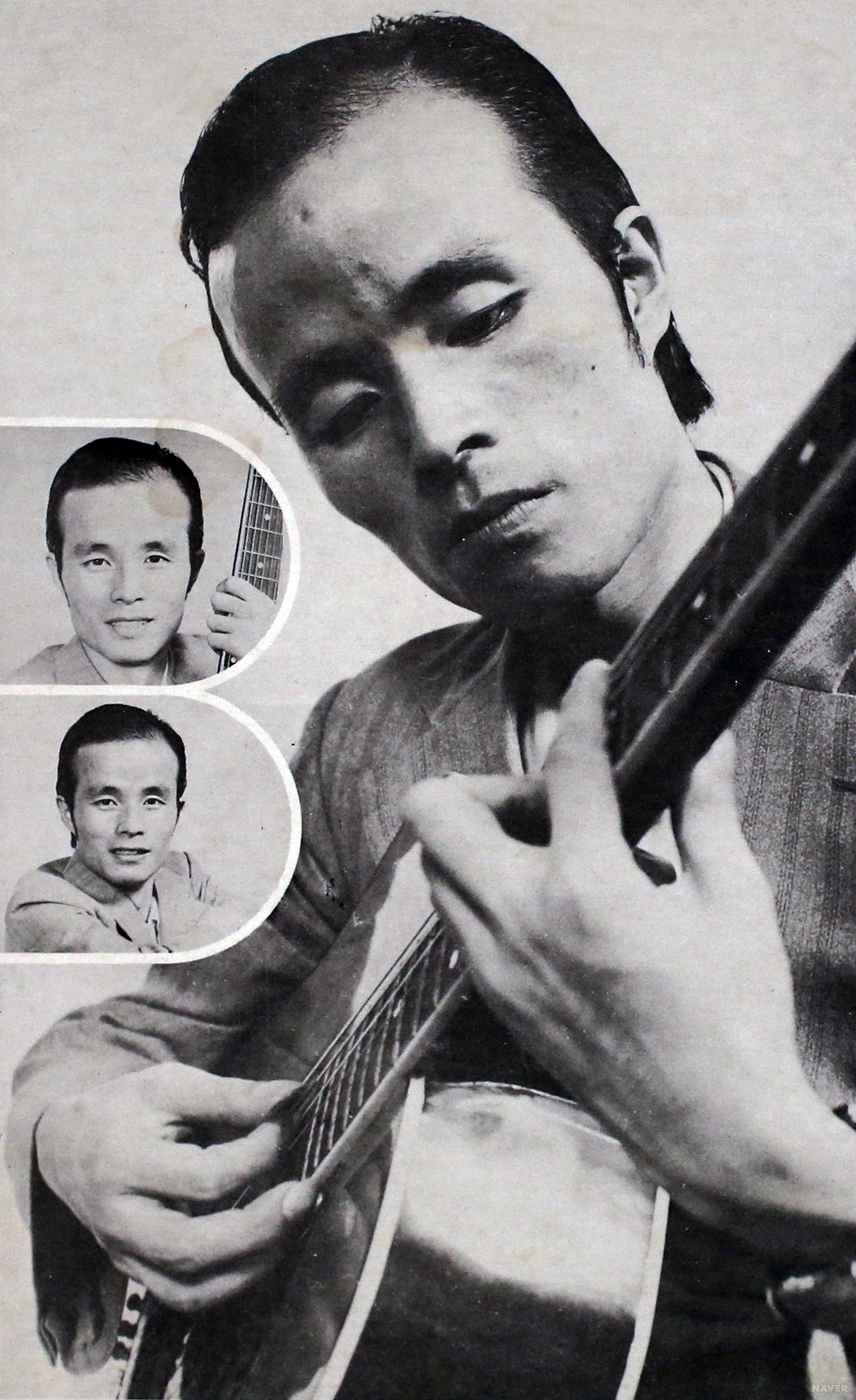 1970~1990년대의 중요 음반기획사들의 역사를 찾아서 2 - 동아기획 김영대표 (1973년 기타연주사진)