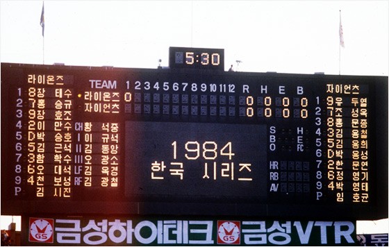 1984년 한국시리즈 롯데-삼성