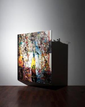최수정, [그림동굴그림 설치(Paintingcavepainting installation )], 2017년