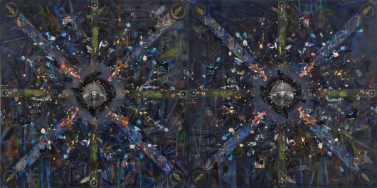최수정, [위아래양옆(Bottom to top, left to right and viceversa)], 2017년