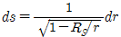 ds=1-R