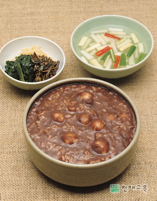 겨울 - 팥죽 상차림