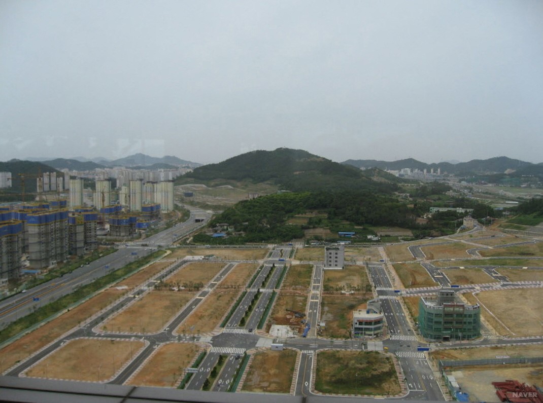 전라도의 도시들 - 한창 건설 중인 남악 신도시 모습