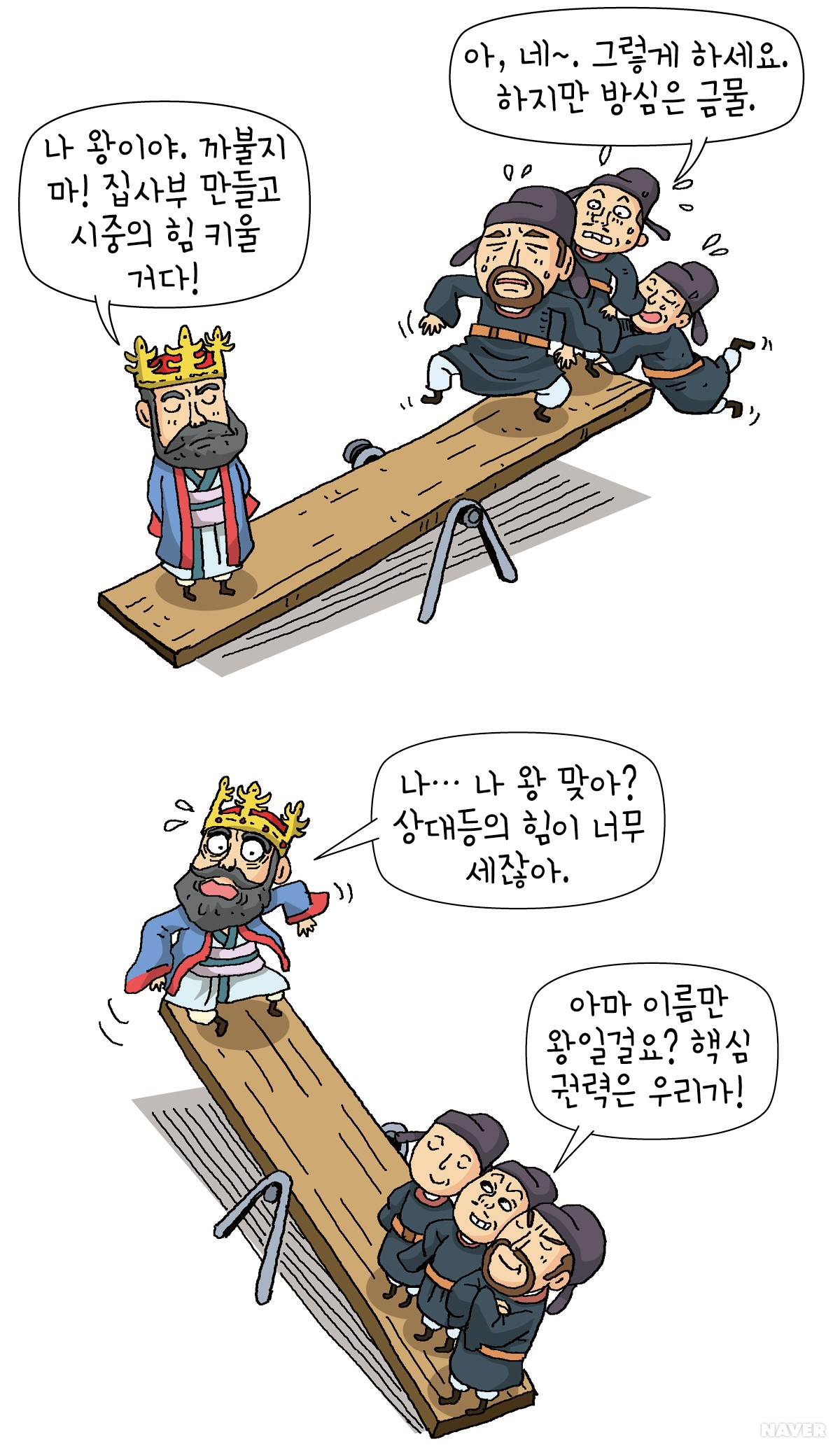 정치 고수 신문왕, 반란을 계기로 귀족들을 누르고 왕권을 키우다 - 신라의 왕권과 신권의 관계