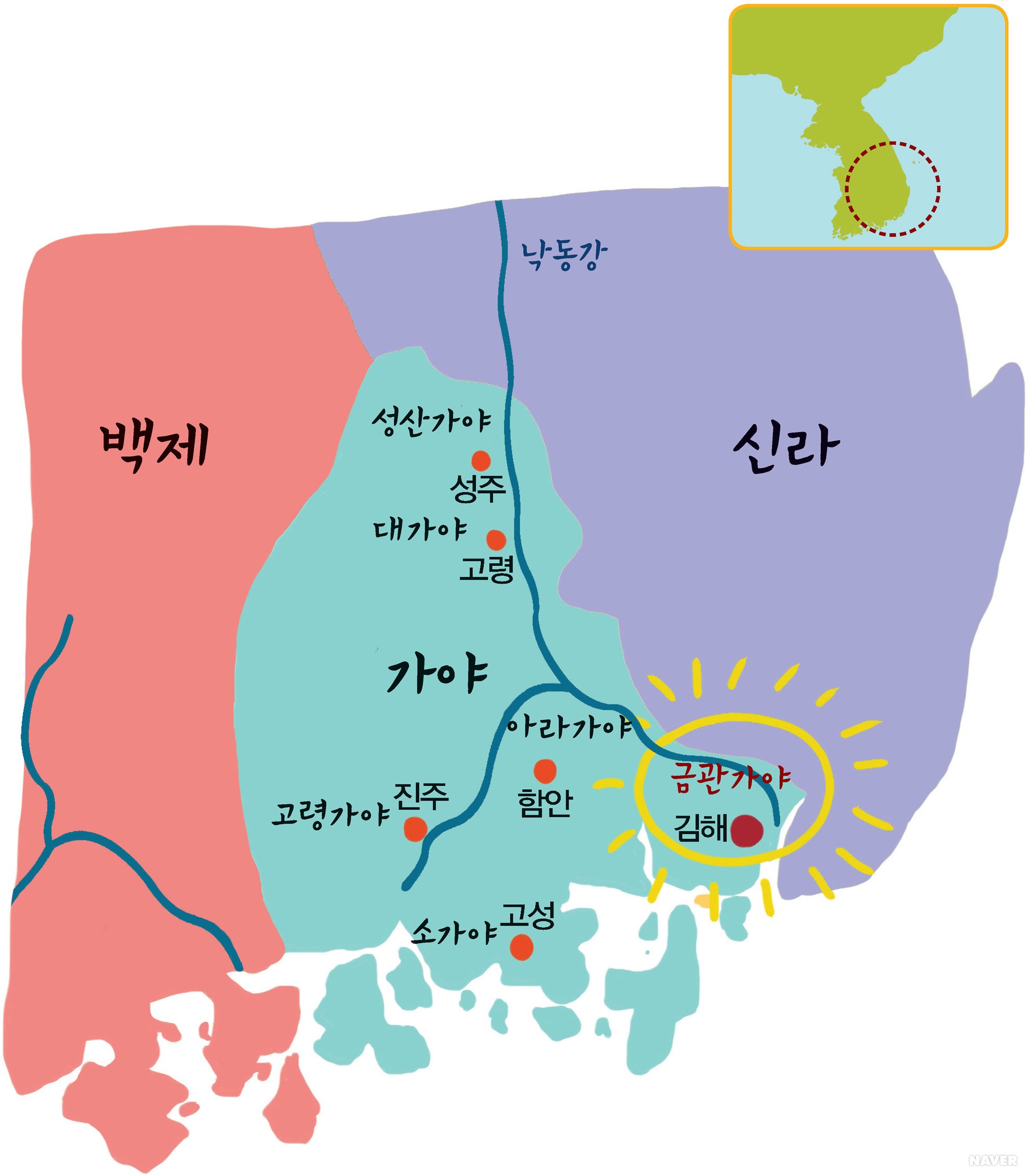 금관가야는 가야의 중심 - 금관 가야는 가야의 중심