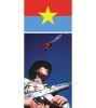 남베트남 민족 해방 전선의 깃발과 군인