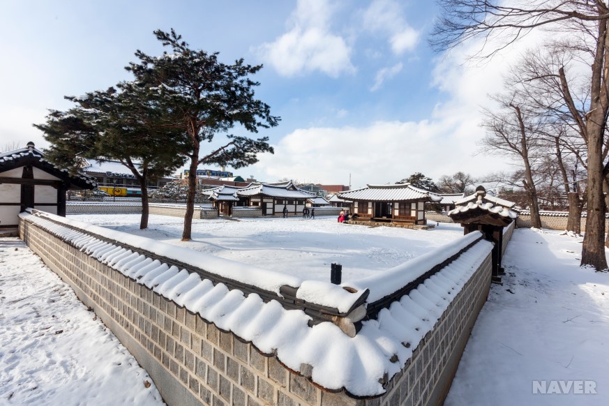 전주 경기전의 겨울
