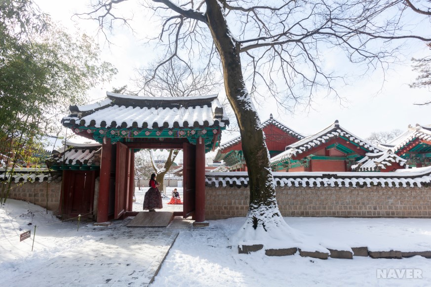 전주 경기전의 겨울