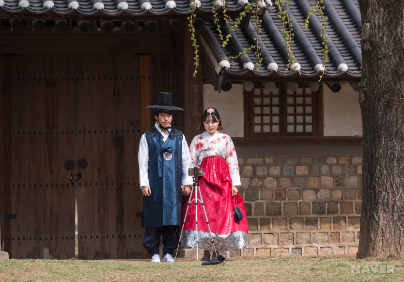 전주 경기전의 풍경