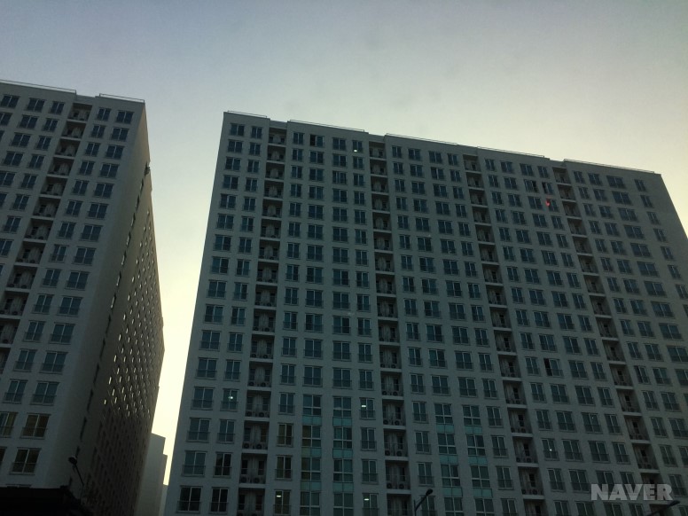 문정동 파크하비오의 늦은오후 풍경