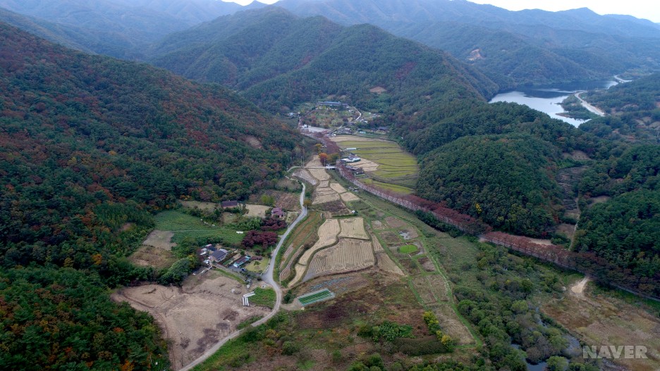 죽산리 상죽 마을 모습