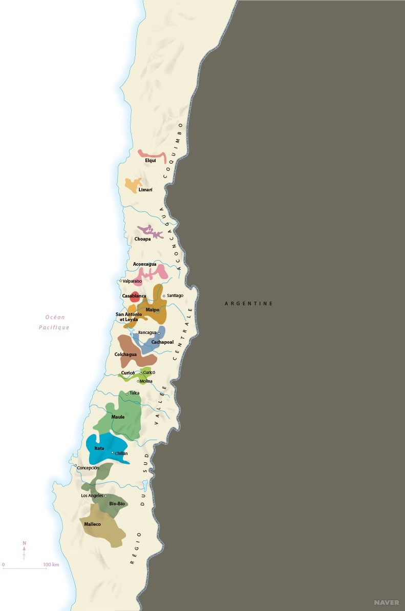 산티아고 칠레 와인 지역