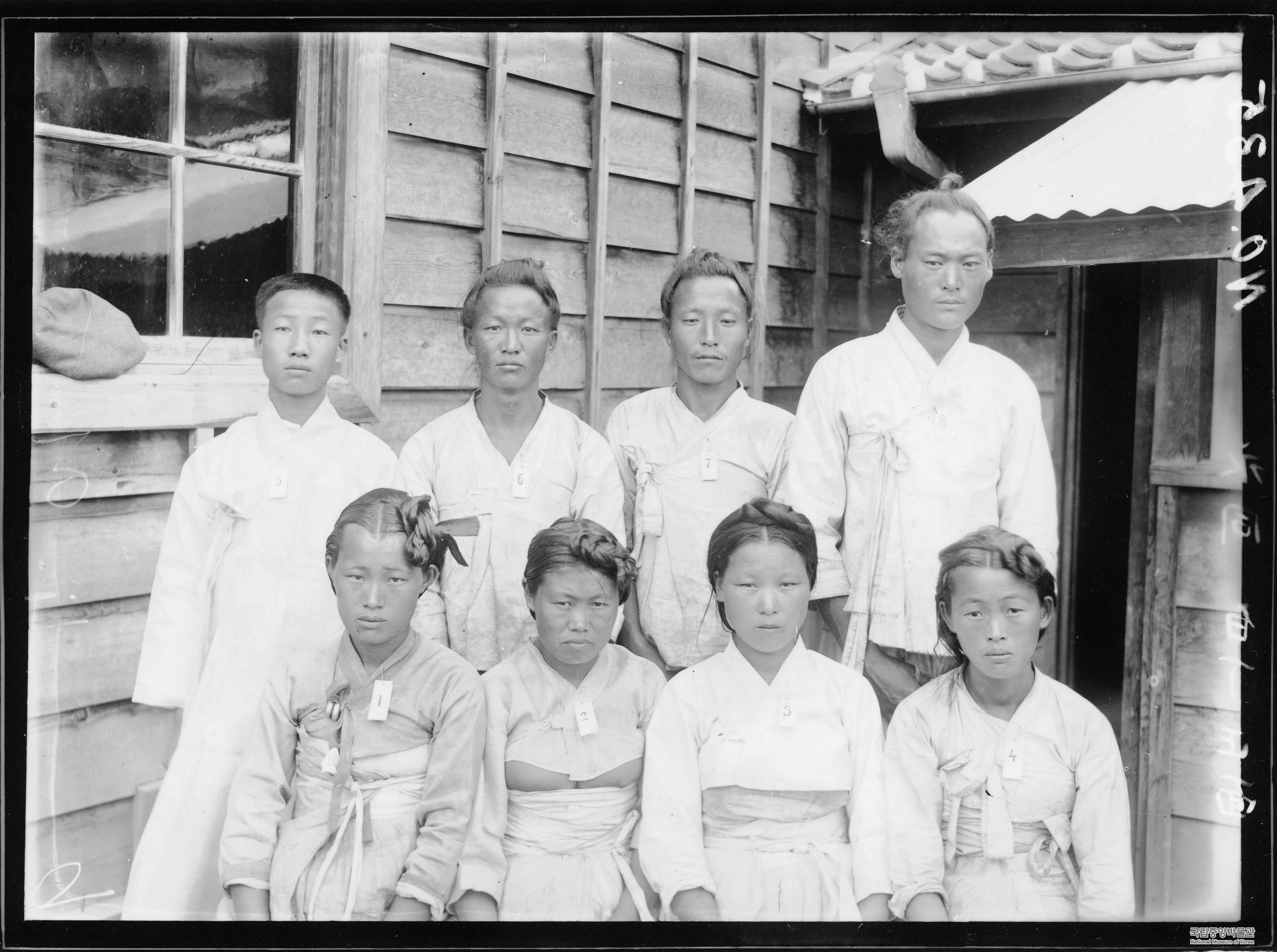 사료조사5 충북영동 백정 남녀 체격측정