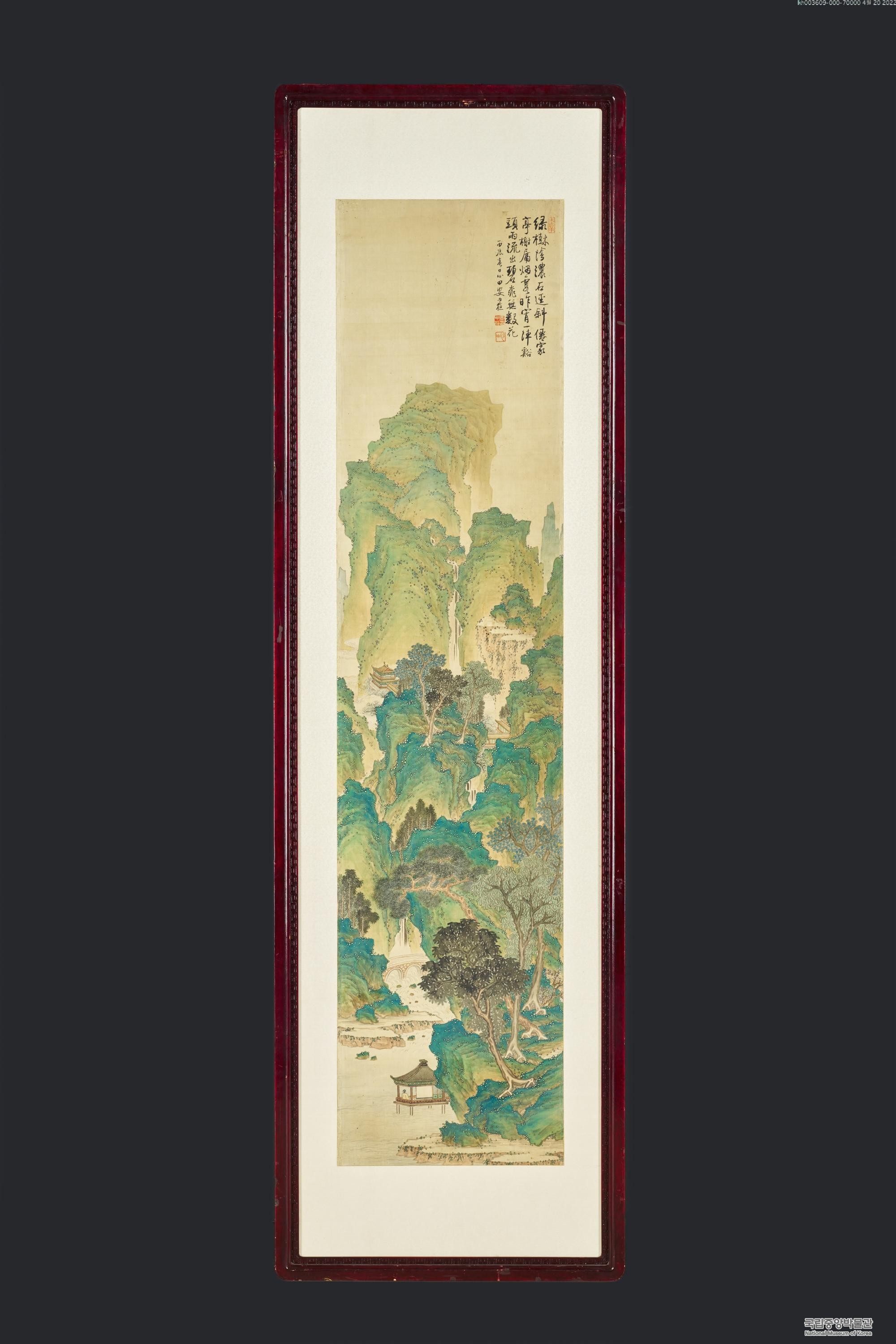 청록산수도 - 靑綠山水圖